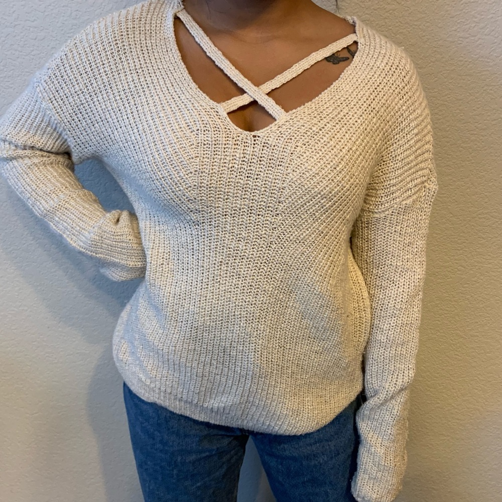 Cardigan Sweater off white. Women